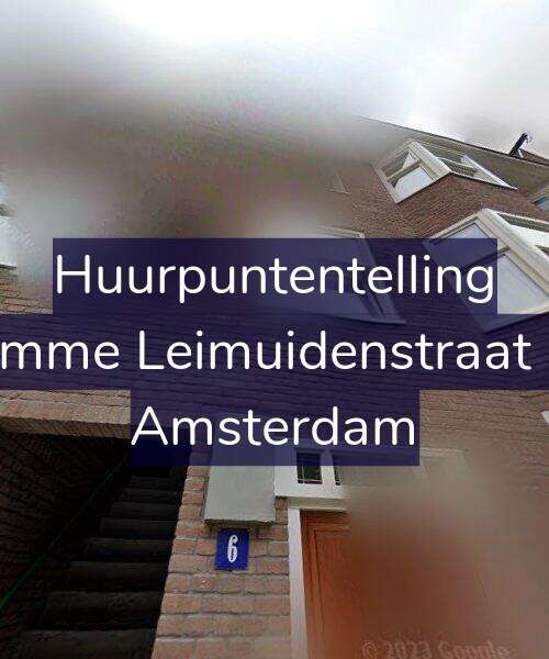 Foto gevel Huurpuntentelling voor Kromme Leimuidenstraat 6-2, Amsterdam