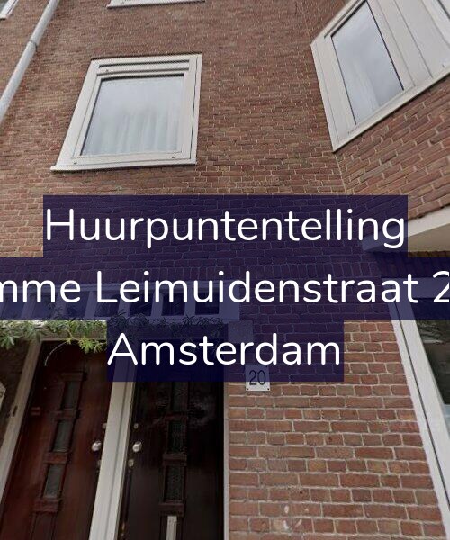 Foto gevel Huurpuntentelling voor Kromme Leimuidenstraat 20-H, Amsterdam
