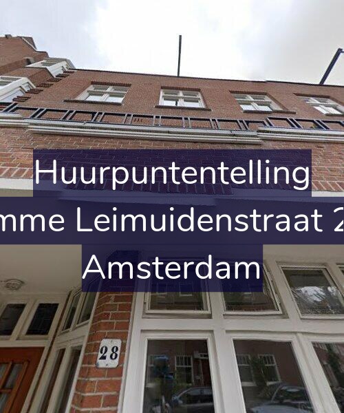 Foto gevel Huurpuntentelling voor Kromme Leimuidenstraat 28-2, Amsterdam