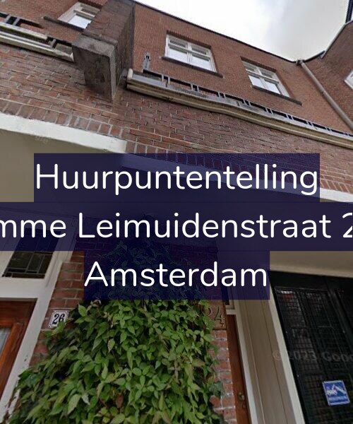 Foto gevel Huurpuntentelling voor Kromme Leimuidenstraat 24-1, Amsterdam