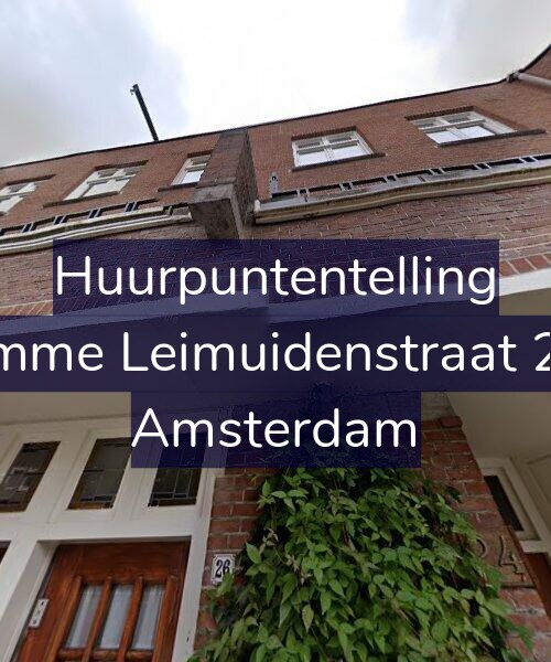 Foto gevel Huurpuntentelling voor Kromme Leimuidenstraat 26-2, Amsterdam