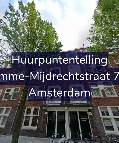 Foto gevel Huurpuntentelling voor Kromme-Mijdrechtstraat 70-1, Amsterdam