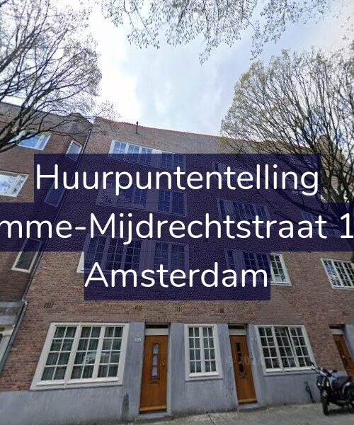 Foto gevel Huurpuntentelling voor Kromme-Mijdrechtstraat 10-3, Amsterdam