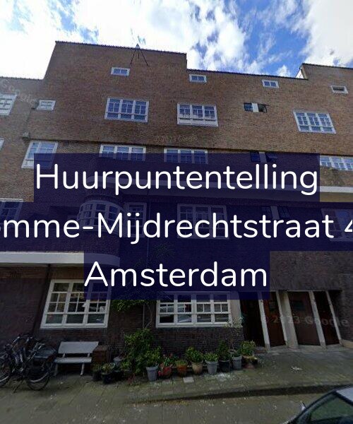 Foto gevel Huurpuntentelling voor Kromme-Mijdrechtstraat 4-H, Amsterdam