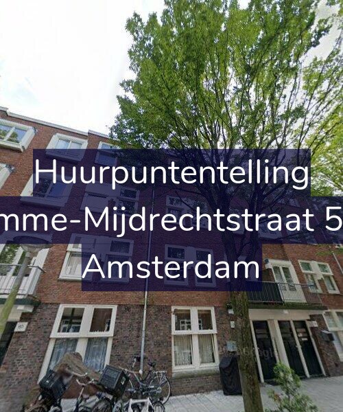 Foto gevel Huurpuntentelling voor Kromme-Mijdrechtstraat 58-H, Amsterdam