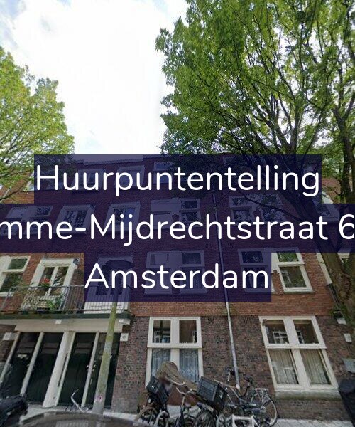 Foto gevel Huurpuntentelling voor Kromme-Mijdrechtstraat 60-2, Amsterdam