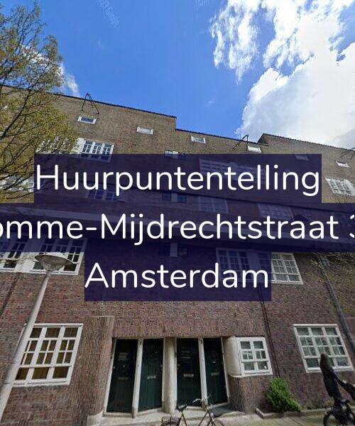 Foto gevel Huurpuntentelling voor Kromme-Mijdrechtstraat 3-3, Amsterdam