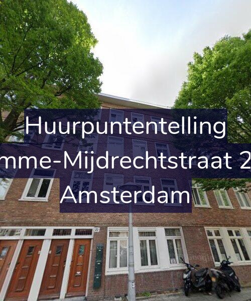 Foto gevel Huurpuntentelling voor Kromme-Mijdrechtstraat 22-2, Amsterdam