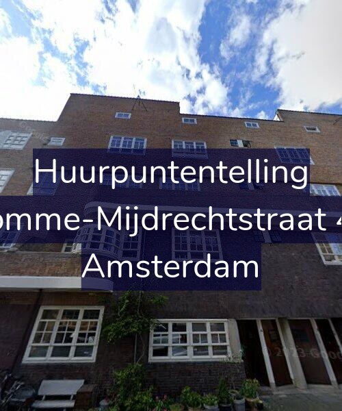 Foto gevel Huurpuntentelling voor Kromme-Mijdrechtstraat 4-1, Amsterdam