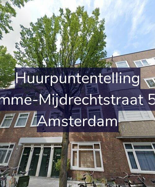 Foto gevel Huurpuntentelling voor Kromme-Mijdrechtstraat 51-1, Amsterdam