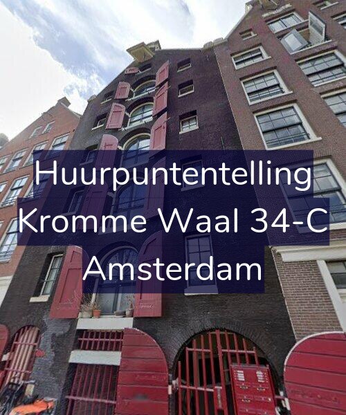 Foto gevel Huurpuntentelling voor Kromme Waal 34-C, Amsterdam