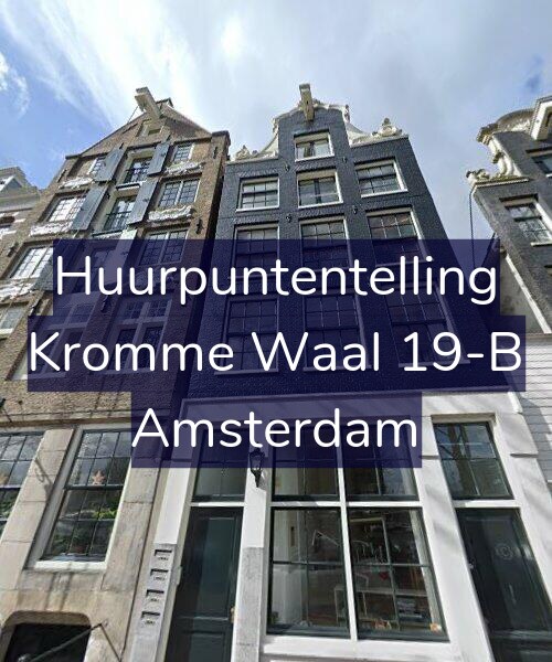 Foto gevel Huurpuntentelling voor Kromme Waal 19-B, Amsterdam