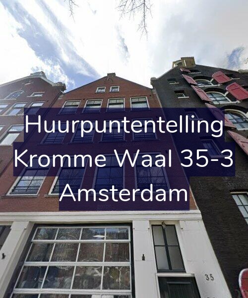 Foto gevel Huurpuntentelling voor Kromme Waal 35-3, Amsterdam