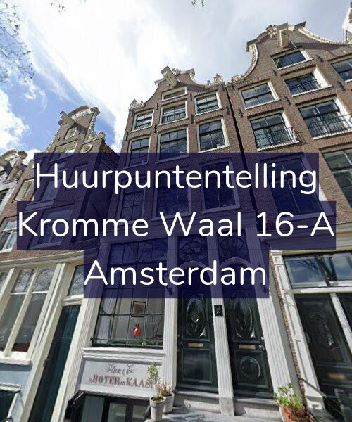 Foto gevel Huurpuntentelling voor Kromme Waal 16-A, Amsterdam