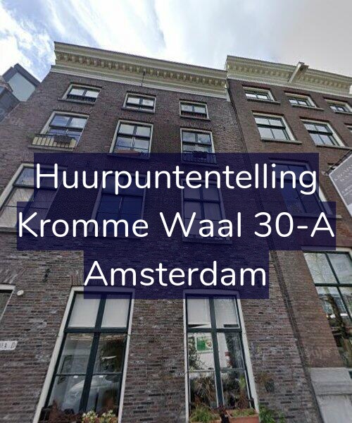 Foto gevel Huurpuntentelling voor Kromme Waal 30-A, Amsterdam