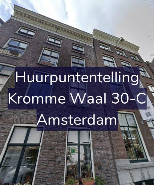 Foto gevel Huurpuntentelling voor Kromme Waal 30-C, Amsterdam