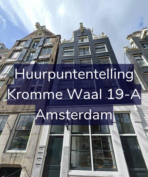 Foto gevel Huurpuntentelling voor Kromme Waal 19-A, Amsterdam
