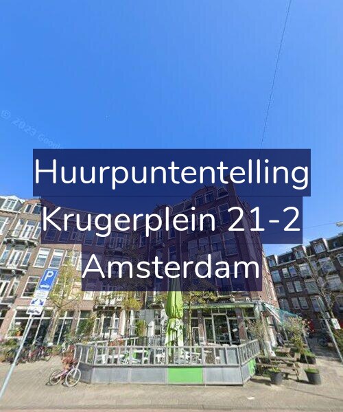 Foto gevel Huurpuntentelling voor Krugerplein 21-2, Amsterdam