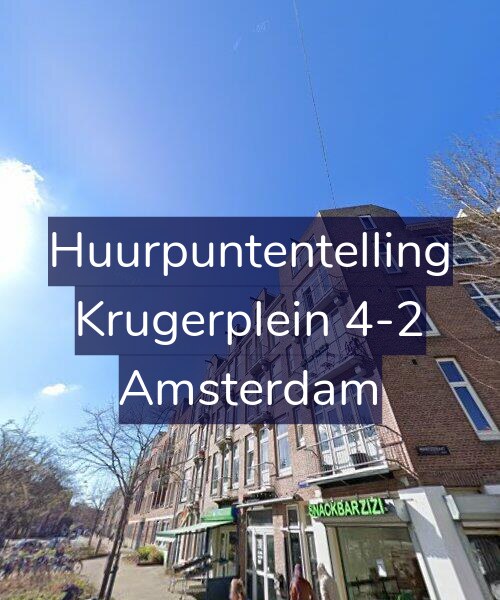 Foto gevel Huurpuntentelling voor Krugerplein 4-2, Amsterdam