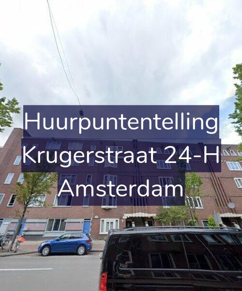 Foto gevel Huurpuntentelling voor Krugerstraat 24-H, Amsterdam