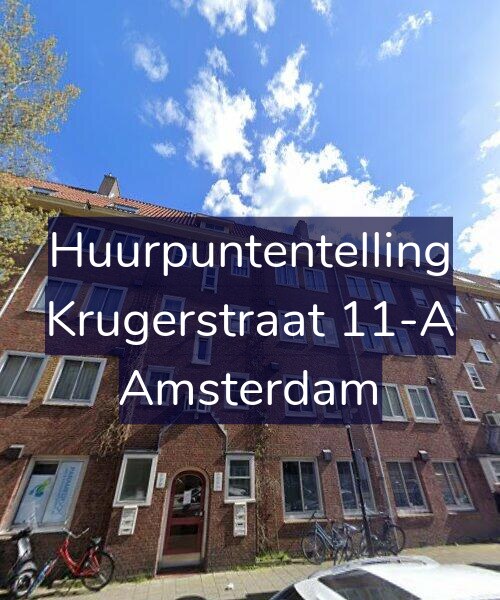 Foto gevel Huurpuntentelling voor Krugerstraat 11-A, Amsterdam