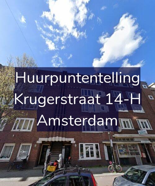 Foto gevel Huurpuntentelling voor Krugerstraat 14-H, Amsterdam