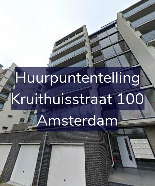 Foto gevel Huurpuntentelling voor Kruithuisstraat 100, Amsterdam