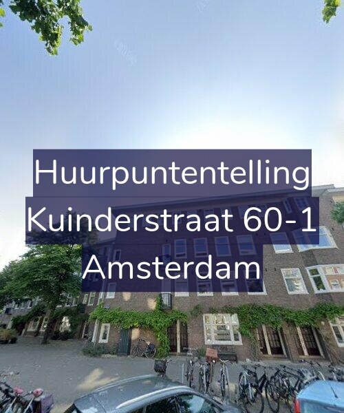 Foto gevel Huurpuntentelling voor Kuinderstraat 60-1, Amsterdam