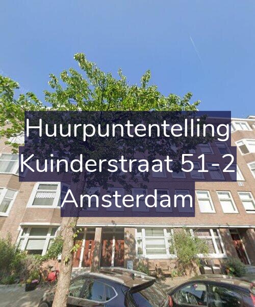 Foto gevel Huurpuntentelling voor Kuinderstraat 51-2, Amsterdam