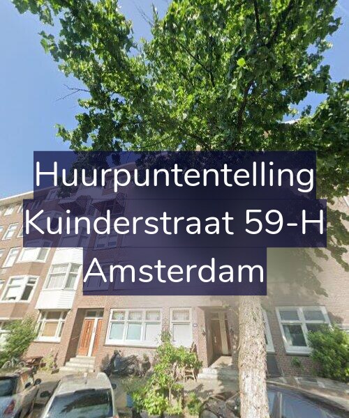Foto gevel Huurpuntentelling voor Kuinderstraat 59-H, Amsterdam