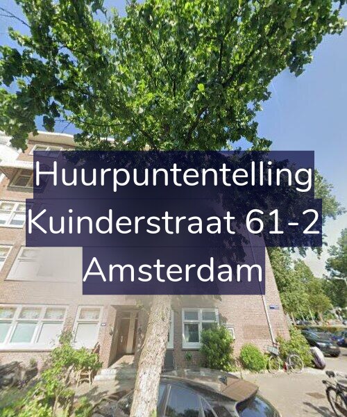 Foto gevel Huurpuntentelling voor Kuinderstraat 61-2, Amsterdam