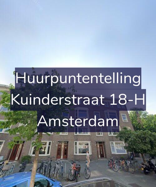 Foto gevel Huurpuntentelling voor Kuinderstraat 18-H, Amsterdam