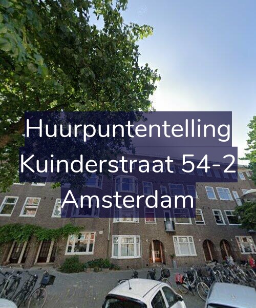 Foto gevel Huurpuntentelling voor Kuinderstraat 54-2, Amsterdam