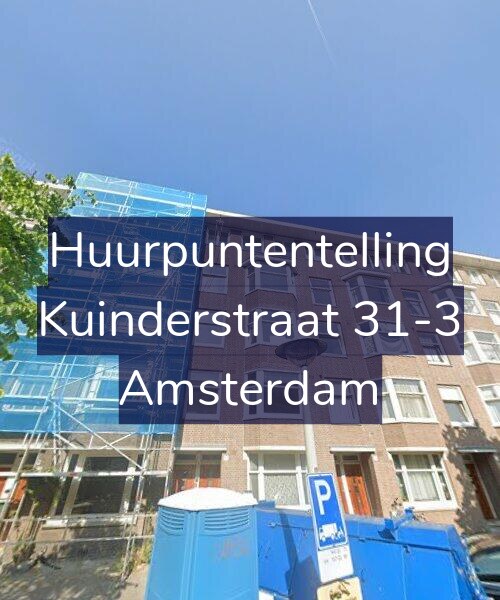 Foto gevel Huurpuntentelling voor Kuinderstraat 31-3, Amsterdam