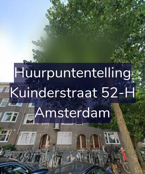 Foto gevel Huurpuntentelling voor Kuinderstraat 52-H, Amsterdam