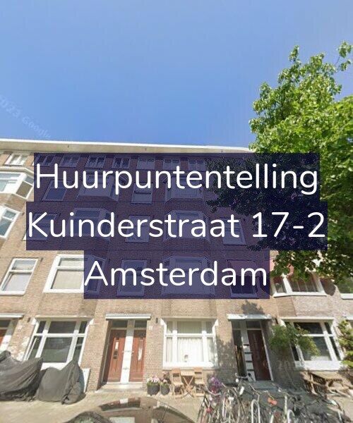 Foto gevel Huurpuntentelling voor Kuinderstraat 17-2, Amsterdam