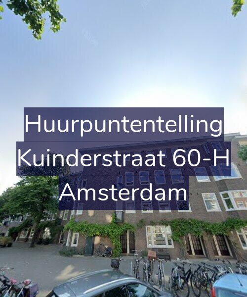 Foto gevel Huurpuntentelling voor Kuinderstraat 60-H, Amsterdam