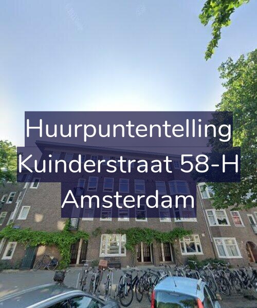 Foto gevel Huurpuntentelling voor Kuinderstraat 58-H, Amsterdam