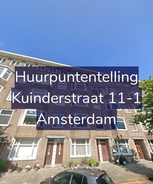 Foto gevel Huurpuntentelling voor Kuinderstraat 11-1, Amsterdam