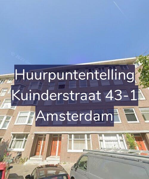 Foto gevel Huurpuntentelling voor Kuinderstraat 43-1, Amsterdam
