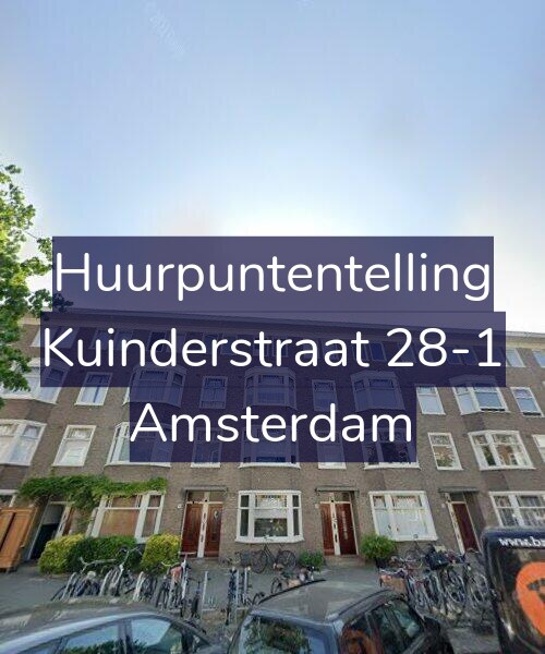 Foto gevel Huurpuntentelling voor Kuinderstraat 28-1, Amsterdam