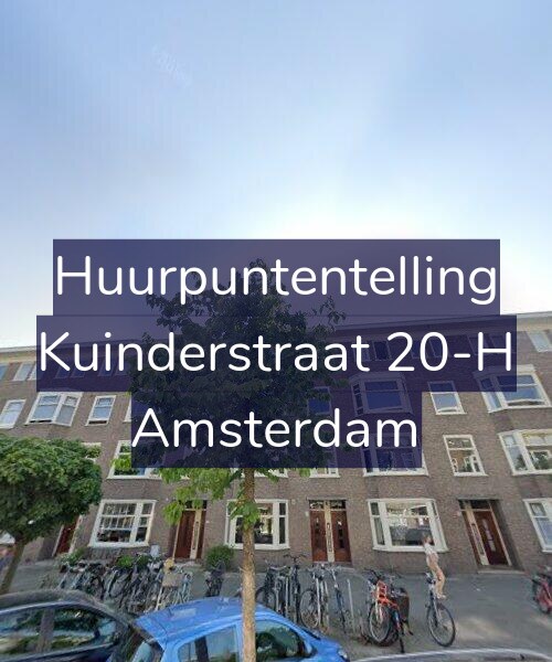Foto gevel Huurpuntentelling voor Kuinderstraat 20-H, Amsterdam