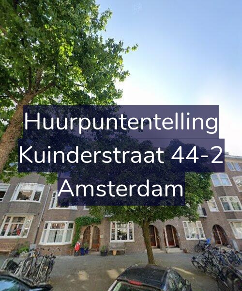 Foto gevel Huurpuntentelling voor Kuinderstraat 44-2, Amsterdam