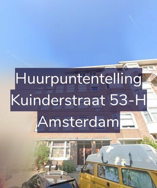 Foto gevel Huurpuntentelling voor Kuinderstraat 53-H, Amsterdam