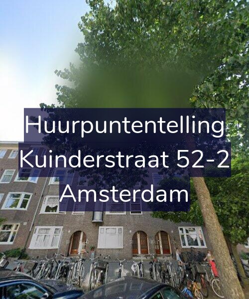 Foto gevel Huurpuntentelling voor Kuinderstraat 52-2, Amsterdam