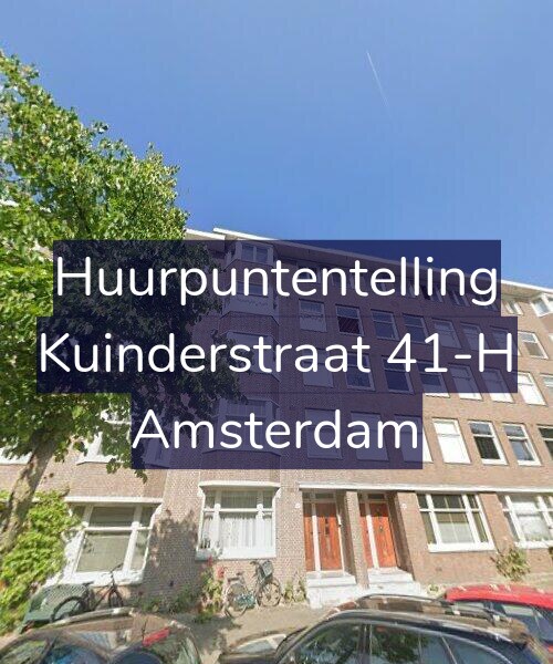 Foto gevel Huurpuntentelling voor Kuinderstraat 41-H, Amsterdam