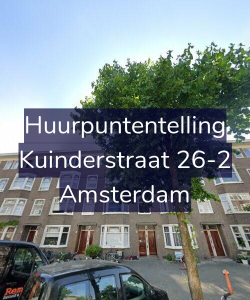 Foto gevel Huurpuntentelling voor Kuinderstraat 26-2, Amsterdam