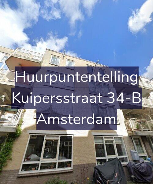 Foto gevel Huurpuntentelling voor Kuipersstraat 34-B, Amsterdam