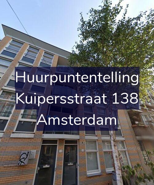 Foto gevel Huurpuntentelling voor Kuipersstraat 138, Amsterdam