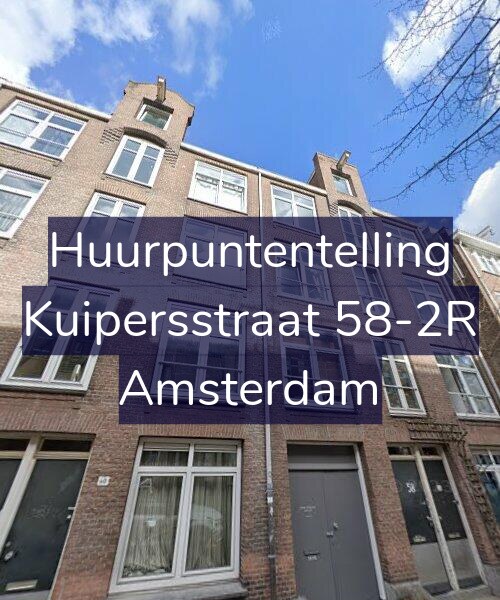 Foto gevel Huurpuntentelling voor Kuipersstraat 58-2R, Amsterdam